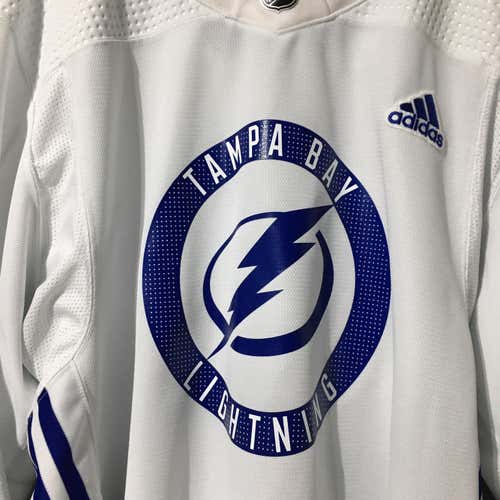 White Adult Size 56 Adidas Pro Stock Jersey