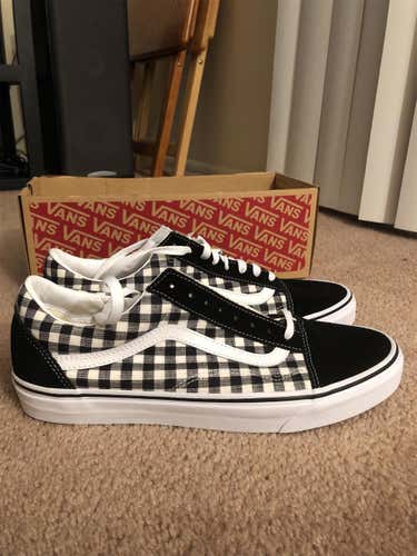 Black Men's Size 11.5 (Women's 12.5) Vans