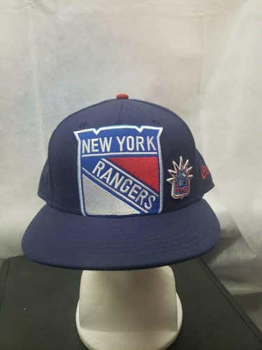 New York Rangers Big Logo Lady Liberty New Era 59fifty 7 5/8 NHL