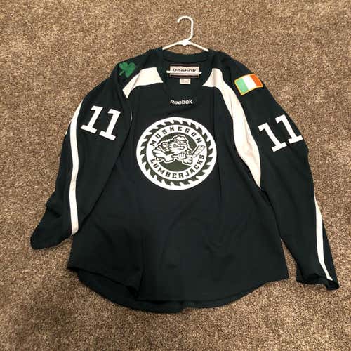 St. Patrick’s Day Muskegon Lumberjacks Game Jersey