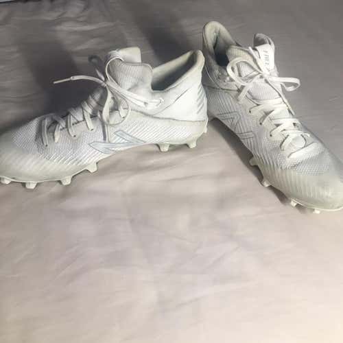 Lightly Used-White Men's Size 8 New Balance