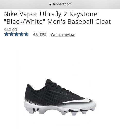Black Men's Molded Cleats Nike