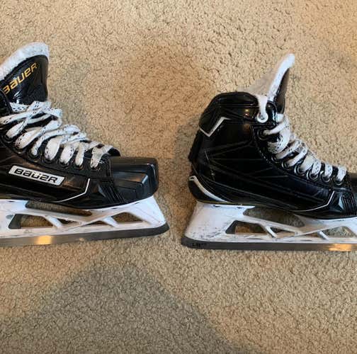 Junior Bauer Supreme S190 Regular Width Size 2 Hockey Goalie Skates