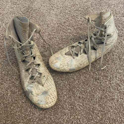 White UA Highlight Cleats