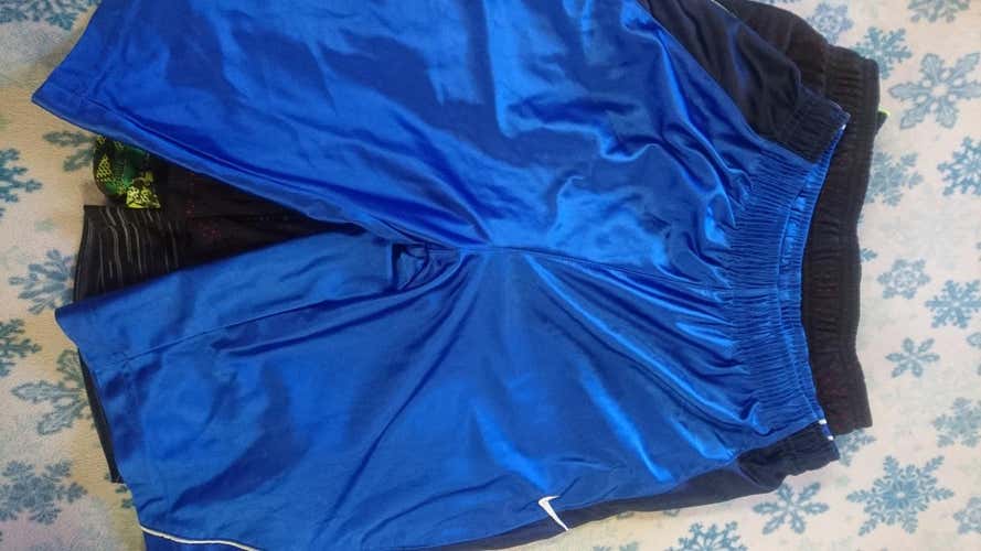 Four pair XL boys basketball shorts
