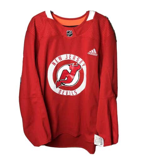 ADIDAS New Jersey Devils Ice Hockey Jersey CR4012 M73135.05.01 Size 56