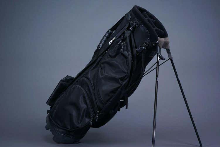 IZZO INTRIGUE 400 5-WAY DIVIDER GOLF STAND BAG, BLACK!!