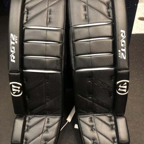 Black Intermediate 32" Warrior Ritual GT2  Goalie Leg Pads