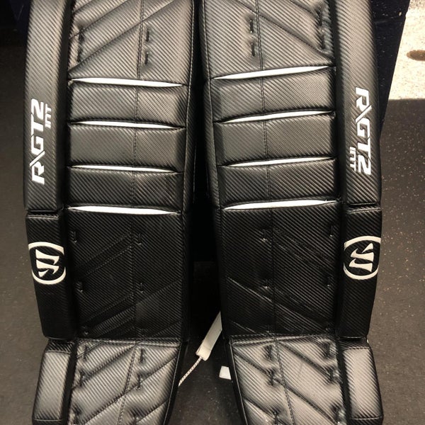 Black Intermediate 32" Warrior Ritual GT2 Goalie Leg Pads