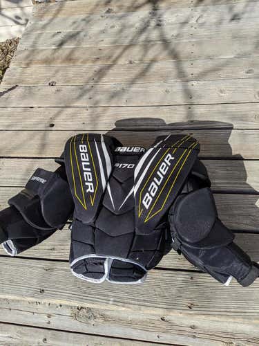 Used Senior Small Bauer Supreme S170 Goalie Chest and Arm Protector Goalie Chest Protector