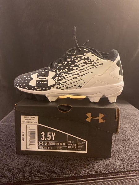 Black Youth Size 3.5 (Women's 4.5) Under Armour