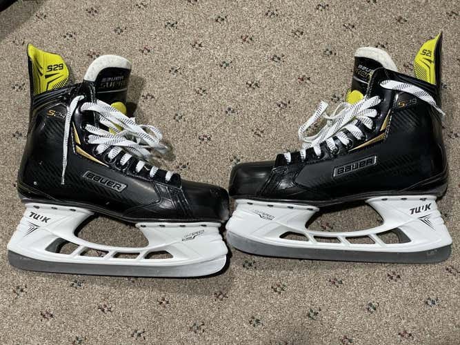 Used Senior Bauer Supreme S29 Hockey Skates Size 10.5