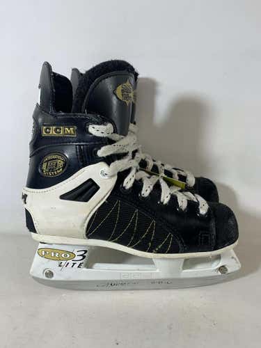 Used Ccm 385 Tacks Ice Hockey Skates Size 2