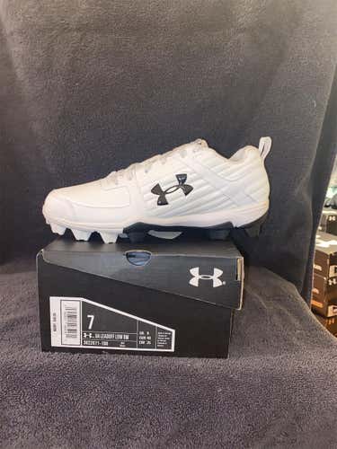 White New Molded Cleats Under Armour