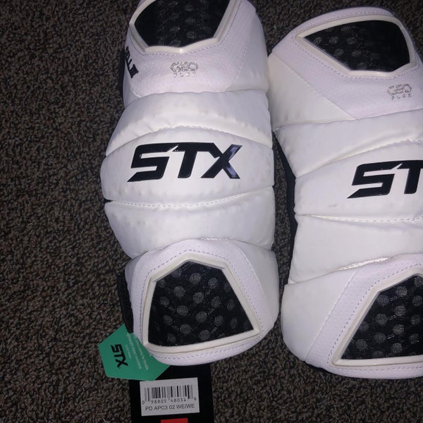 New Large STX Cell IV Shoulder Pads And Medium White Cell 3 Arm Pads