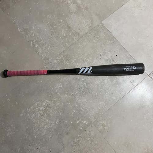 High School/College BBCOR Certified Alloy Posey28 (-3) 30 oz 33" Bat