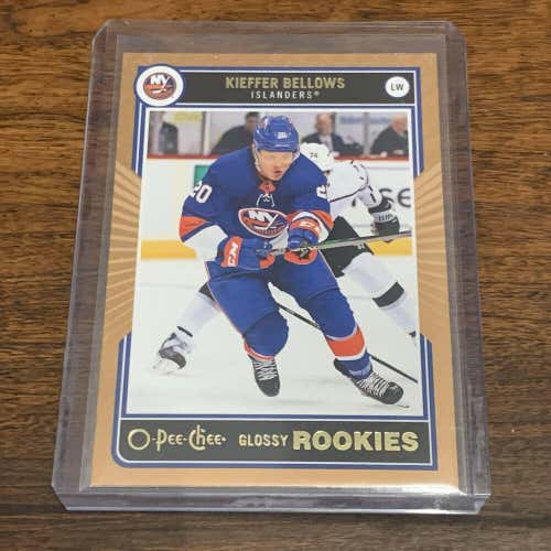 Kieffer Bellows NY Islanders 2020-21 UDS1 O-Pee-Chee Gold Glossy Rookie Card #R3