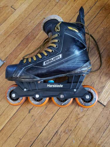 Used Senior Bauer Inline Skates Regular Width Size 9.5