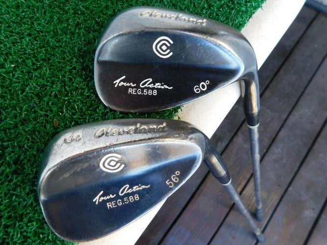 Cleveland TA REG 588 (56*,60*) Wedge Set w/ True Temper Dynamic Gold Shafts