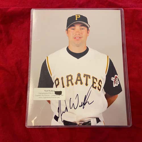 Neil Walker Pittsburgh Pirates Signed / Autographed 8x10 Rookie Year Photo