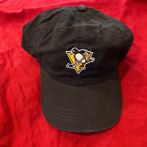 Pittsburgh Penguins NHL Hockey Black Adult One Size Fits All Adidas Hat