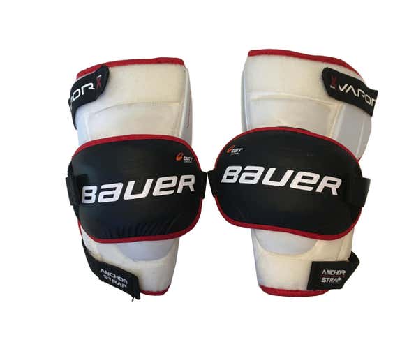 Used Bauer 1X Goalie Knee Guards- senior