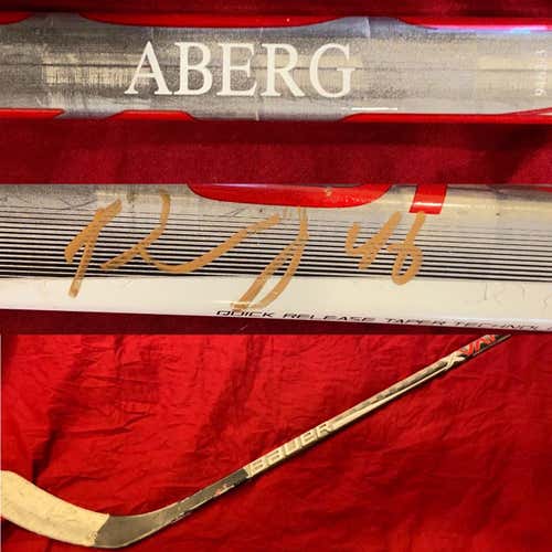 Pontus Åberg Nashville Predators Game Used Bauer Hockey Stick