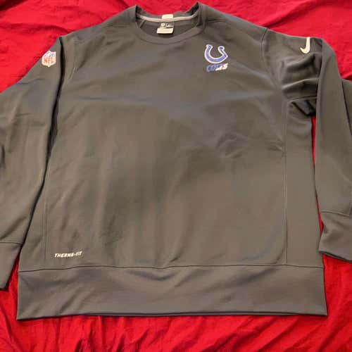 Indianapolis Colts #51 Team Issued Gray Adult XXL Nike Sweatshirt