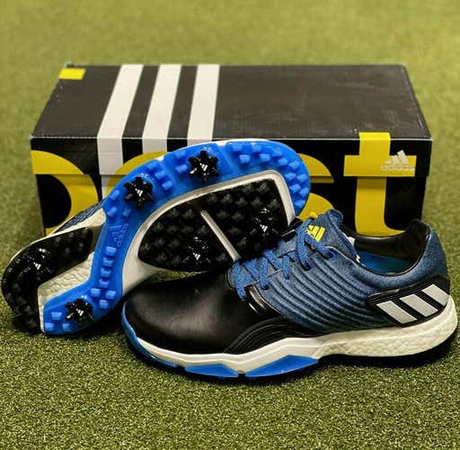 Adidas Adipower 4orged Golf Shoes DA9318 Blue/Black 8.5 Medium (D) NEW #77817