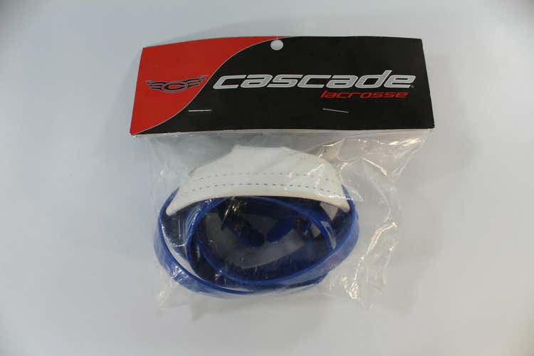 Brand-New Cascade Royal Blue Adjustable Chinstrap with White Chin Cup
