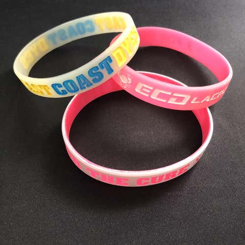 3 VERY LIMITED EDITION ECD WRISTBANDS