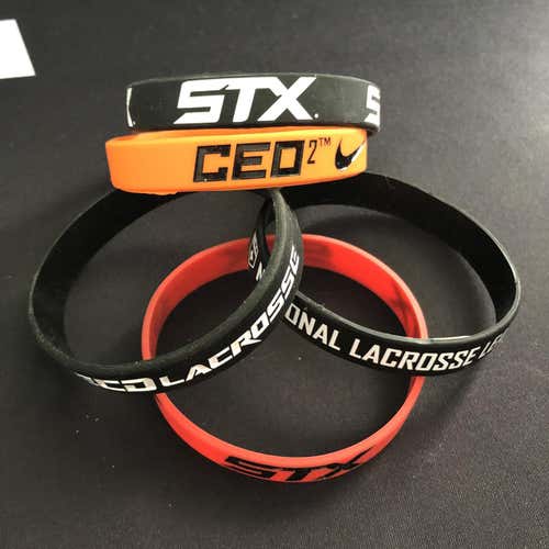 5 New Lacrosse Wristbands