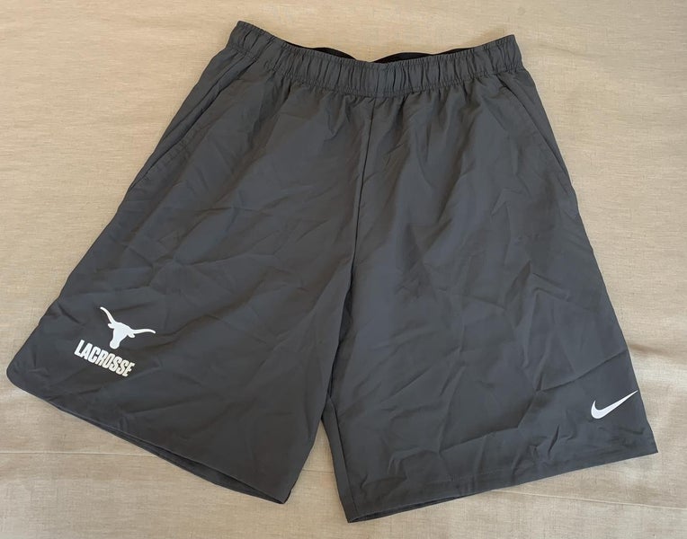 New Team-Issued University of Texas Men's Lacrosse Nike Dri-Fit Practice Shorts (Adult Medium)