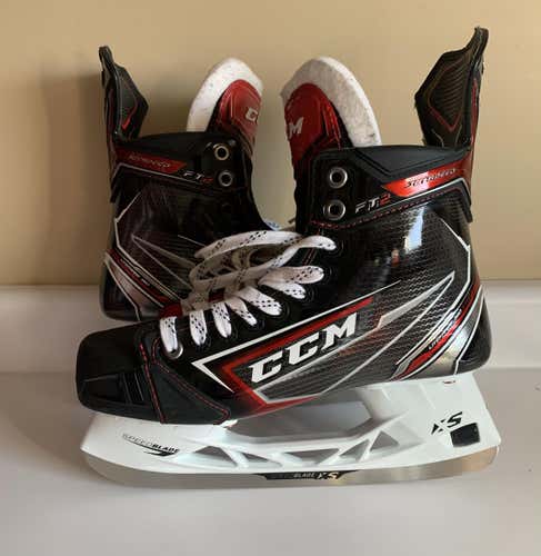 Used Senior CCM FT2 Hockey Skates Regular Width Size 7
