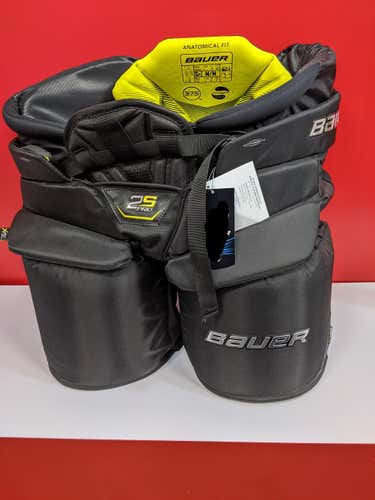 New Senior Medium Bauer Supreme 2S Pro Goalie Pants black