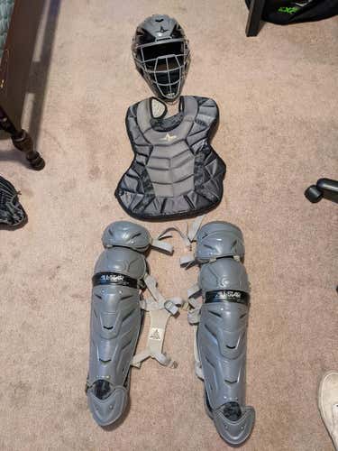 Used Intermediate All Star Classic Pro Catcher's Set