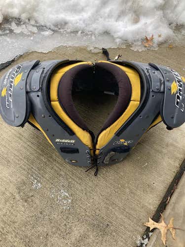 Used Large Riddell Power SPX Shoulder Pads