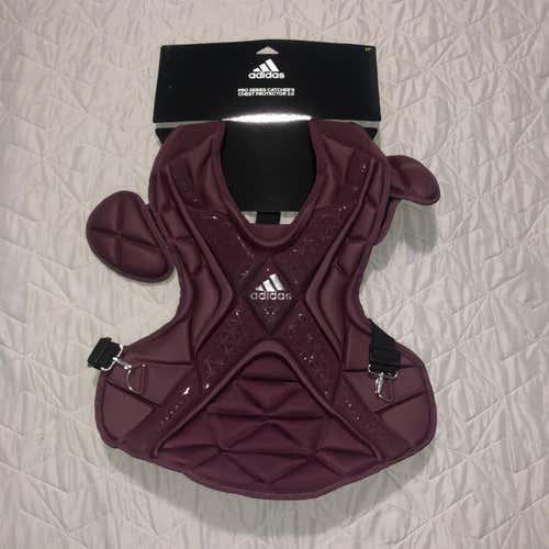 Red Adult Adidas Pro Series 2.0 Catcher's Chest Protector