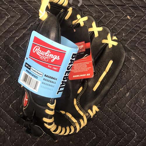 Black Kid Pitch (9YO-13YO) Outfield RSB 12.5" Baseball Glove
