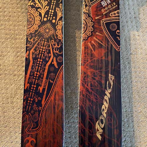 Like new Nordica El Capo 193cm Ski With Salomon STH12 Oversized Bindings Max DIN 12