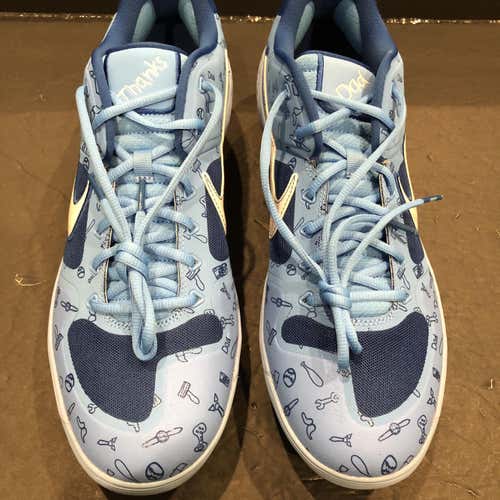 Nike Alpha Huarache Elite 2 Low “Father’s Day” Metal Baseball Cleats Size 14