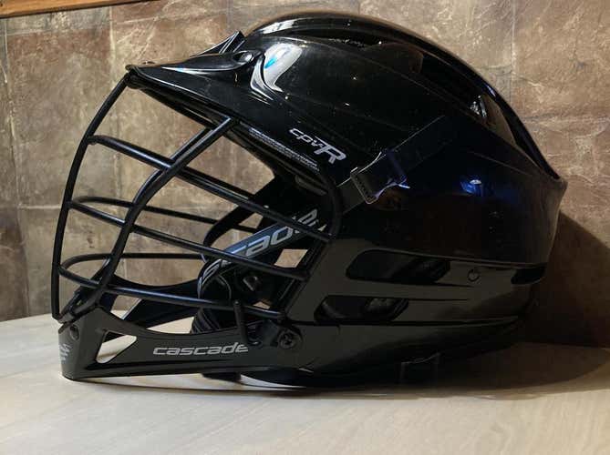 Lacrosse Player's Cascade CPV-R Helmet Small/Medium , Black