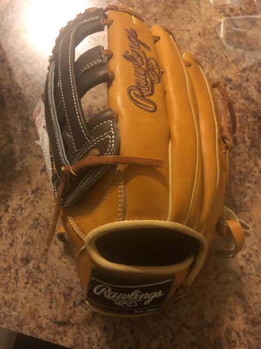 Brown High School/College Outfield Heart of the Hide 12.75" Baseball Glove