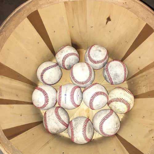 Baseballs 12 Baseballs Used
