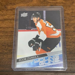 Egor Zamula Philadelphia Flyers 2020-21 Upper Deck Young Guns Rookie Card #232