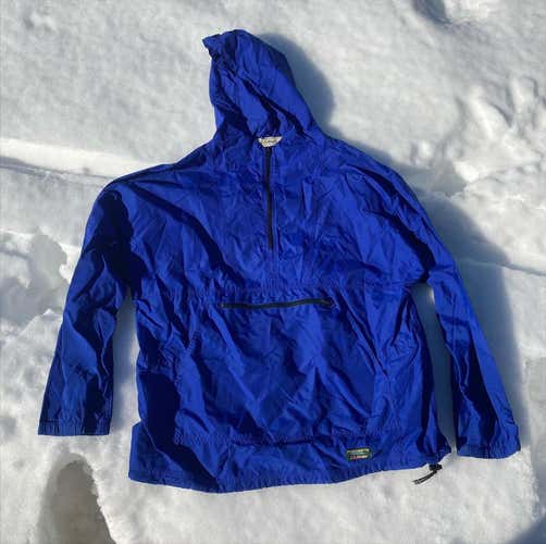 blue Anorak LL bean Jacket