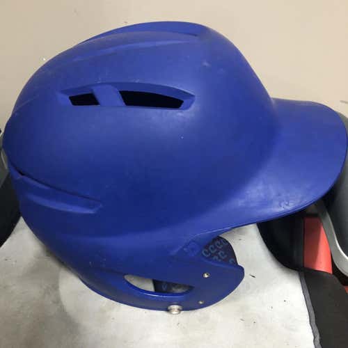 Blue DeMarini Batting Helmet