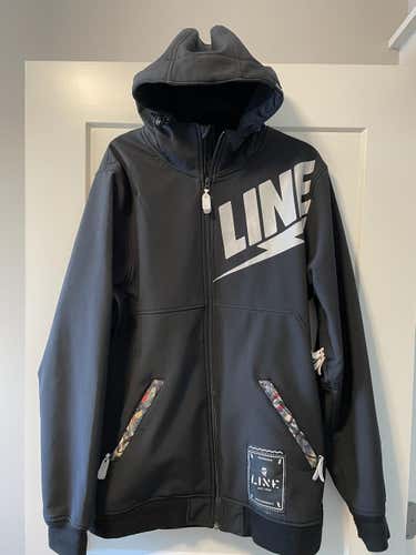 Line Artillery Softshell Ski Snowboard Jacket Size Medium Color Black