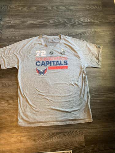 Washington Capitals #72 Travis Boyd 2018 Stanley Cup Playoffs T Shirt-L