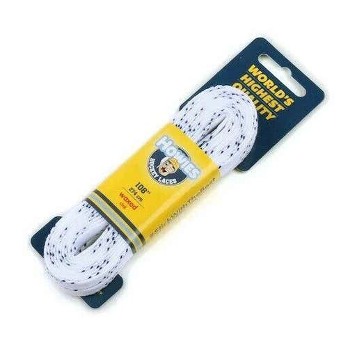 Howies White Waxed Hockey Skate Laces Waxed 72", 84", 96", 108", 120"